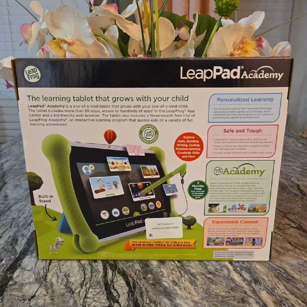 LeapPad Academy Green Tablet